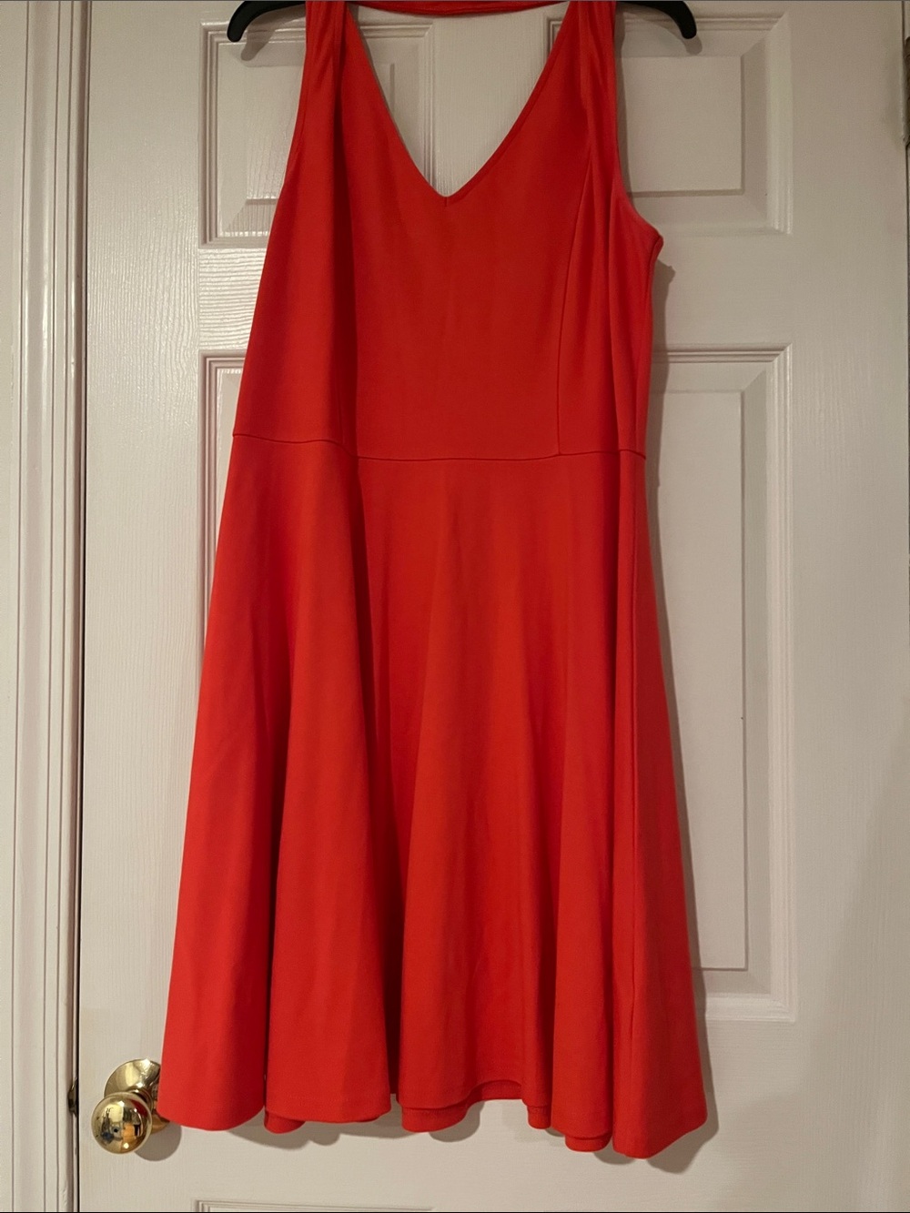 City Chic Sleeveless Red V-Neck Midi Dress